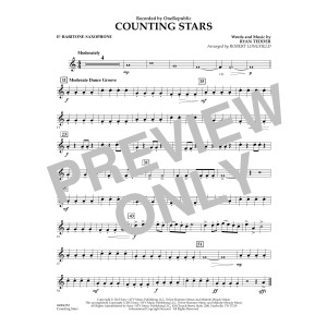 Counting Stars - Eb Baritone Saxophone