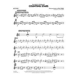 Counting Stars - Alto Sax 1
