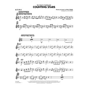 Counting Stars - Alto Sax 2