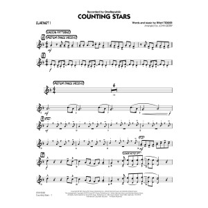 Counting Stars - Bb Klarinette 1