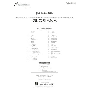 Gloriana - Conductor Score (Full Score)