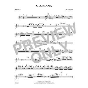 Gloriana - Piccolo