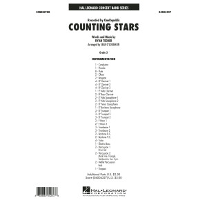 Counting Stars - Conductor Score (Full Score)
