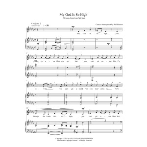 My God Is So High (D-flat)