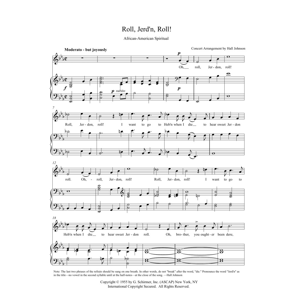 Roll, Jordan Roll (E-flat)