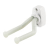 Soporte mural Km para guitarra frontal blanco