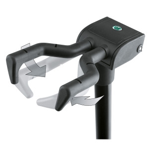 Soporte para guitarra KM Memphis Pro negro