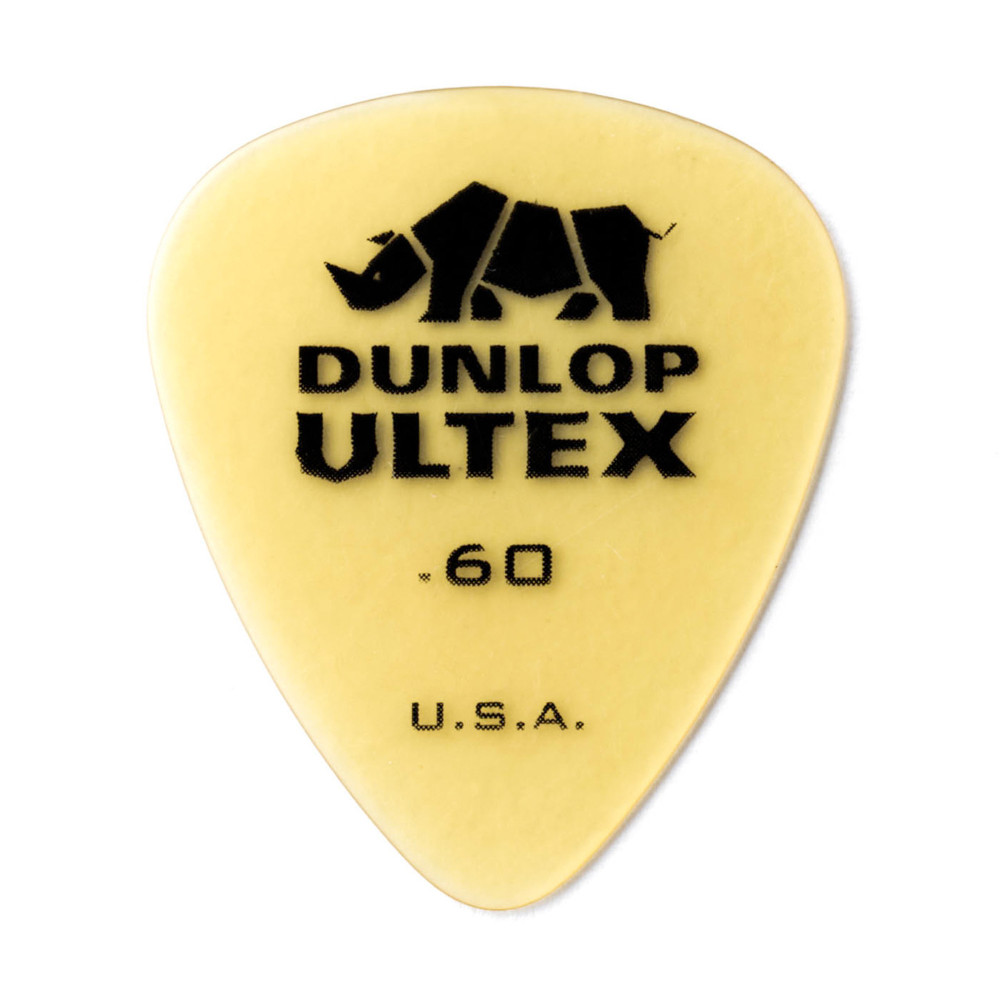 Pack of 6 Dunlop Ultex Std 060 picks