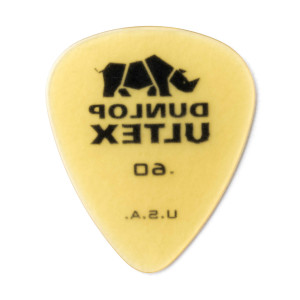 Pack of 6 Dunlop Ultex Std 060 picks