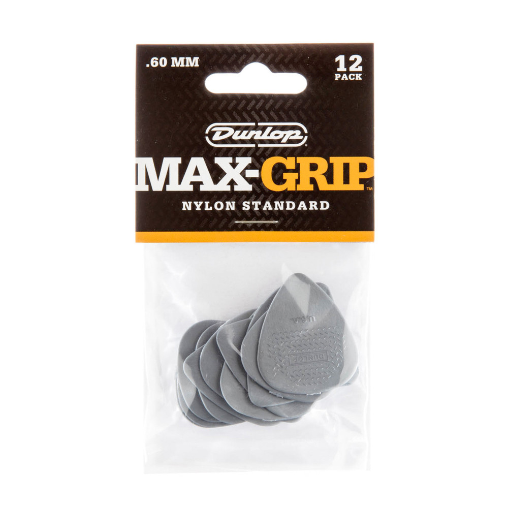 Pack of 12 Dunlop Max-Grip 060 Mediator Picks