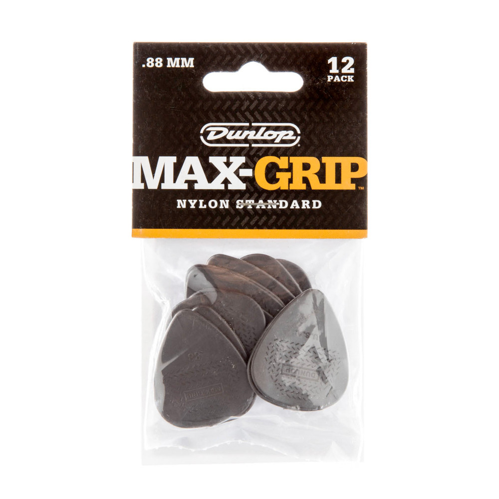 Bolsa de 12 púas Dunlop Max-Grip 088