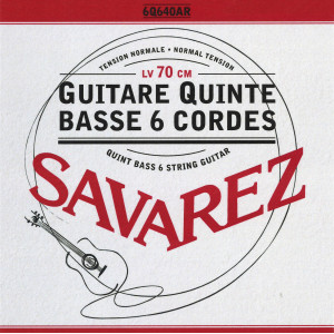 Jeu Savarez Quinte Basse 6 Cordes 70 Cm