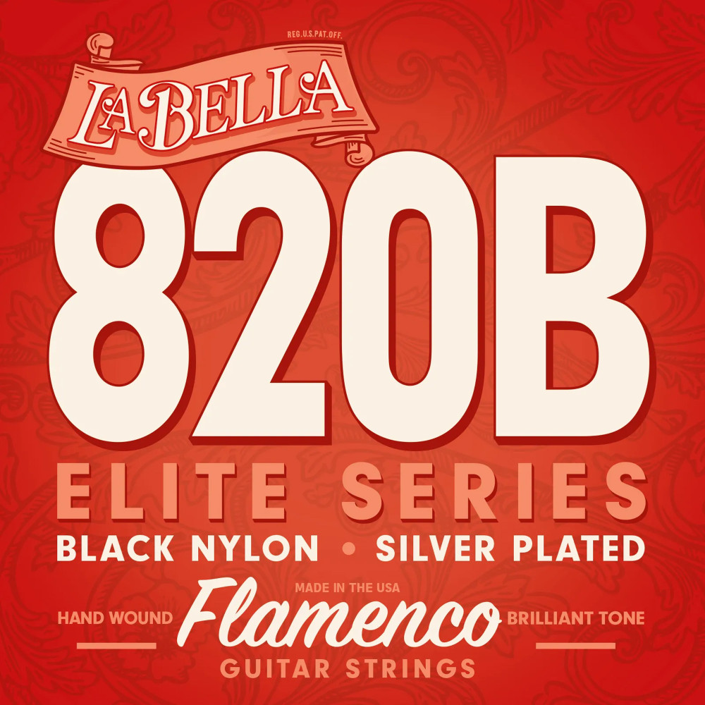 La Bella Elite Black Nylon Flamenco Strings