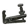 Wittner Black Violin Tailpiece Adjuster 1/2-1/4