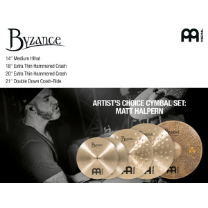 Set Cymbales Meinl Byzance Matt Halpern