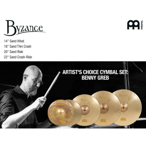 Set Cymbales Meinl Byzance Benny Greb