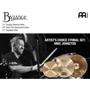 Set Cymbales Meinl Byzance Mike Johnston