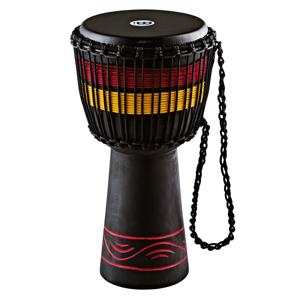 Djembe Meinl Earth 10" Negro Rojo Amarillo