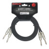 Cable Patch Kirlin 2xjack-2xjack 3m Noir