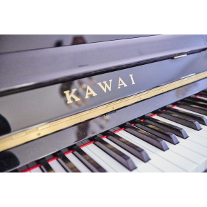 Kawai ku-10 - piano droit noir laqué