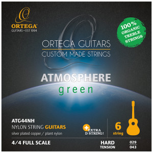Ortega Green Hard Nylon String Set