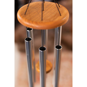 Chimes Sonic Energy Agate 29", Argent