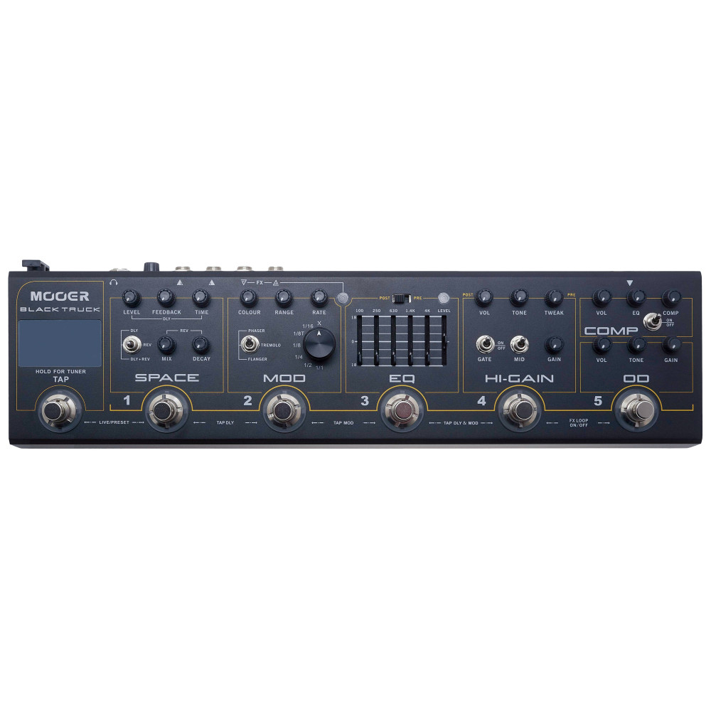 Mooer Black Truck pedalboard