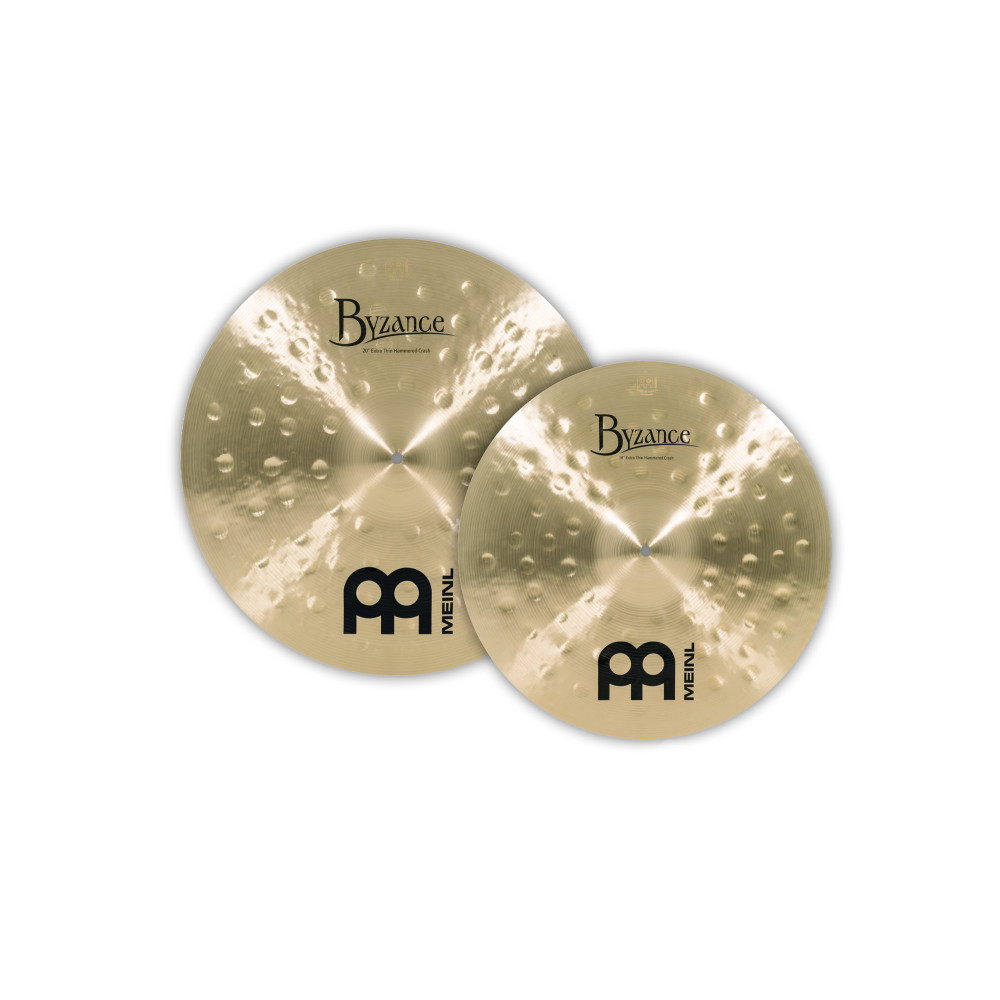 Pack of 2 Meinl Byzance Trad Crash Cymbals