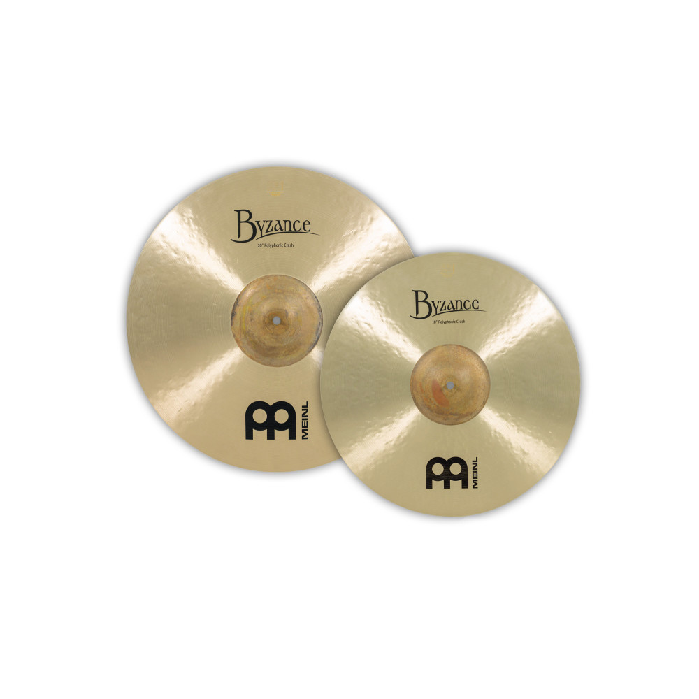 Pack de 2 platillos crash Meinl Byzance Poly
