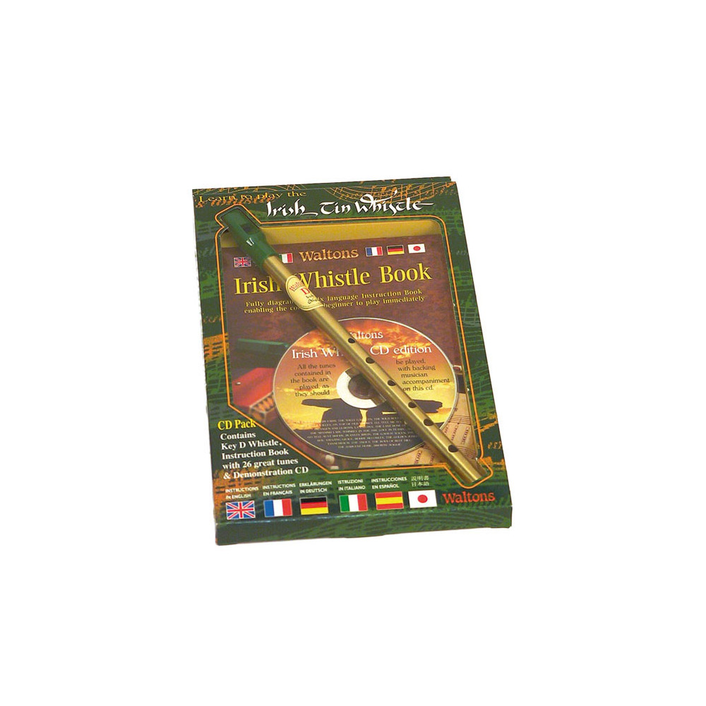 CD/notebook/Irish flute for learning
