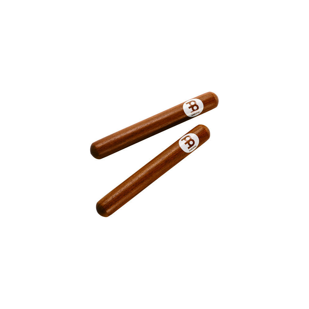 Par de claves Meinl de madera roja