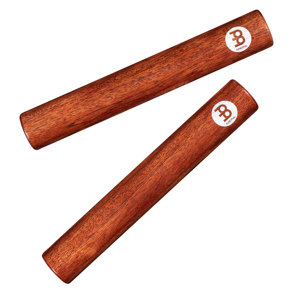 Pair of Meinl African Claves, Walnut Finish