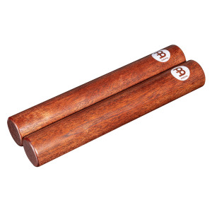 Pair of Meinl African Claves, Walnut Finish