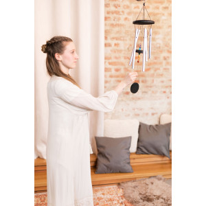 Chimes Sonic Energy Chakra 25", Silver