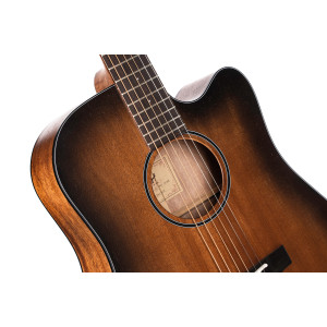 Guitarra Cort Core-dc Caoba Black Burst