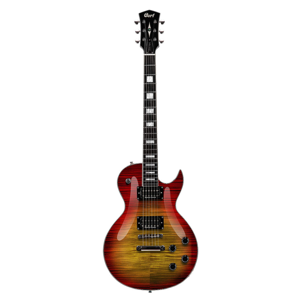 Cort CR300 Deluxe Flaming Burst Guitar