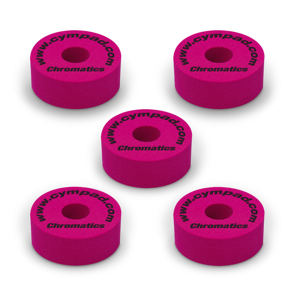 Set of 5 Cympad Chromatics Crimson Pads