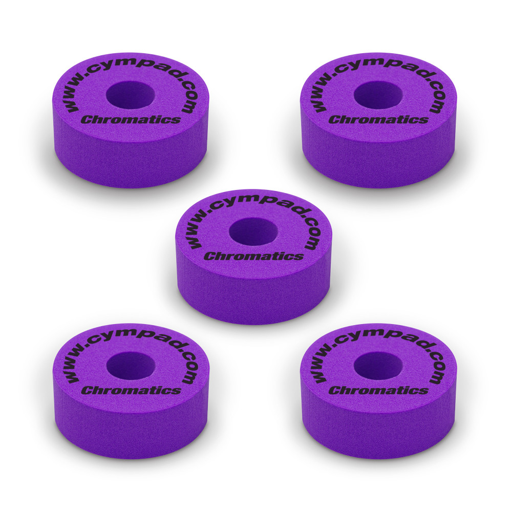 Set de 5 pads Cympad Chromatics violeta