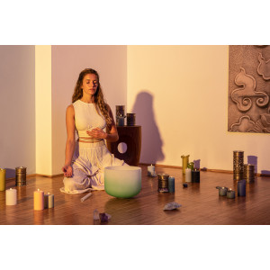 Singing Bowl Sonic Cristal 11" Green