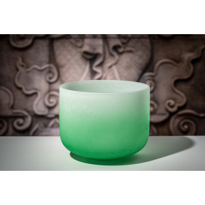 Singing Bowl Sonic Crystal 11" Green