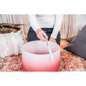 Singing Bowl Sonic Cristal 14" Red
