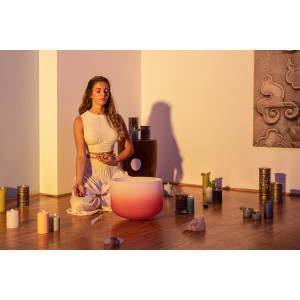 Singing Bowl Sonic Cristal 14" Red