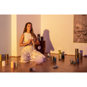 Singing Bowl Sonic Cristal 8" Purple