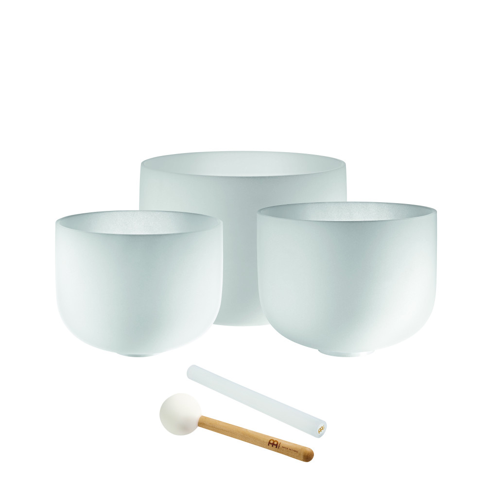 Set Singing Bowl Sonic Energy Crystal