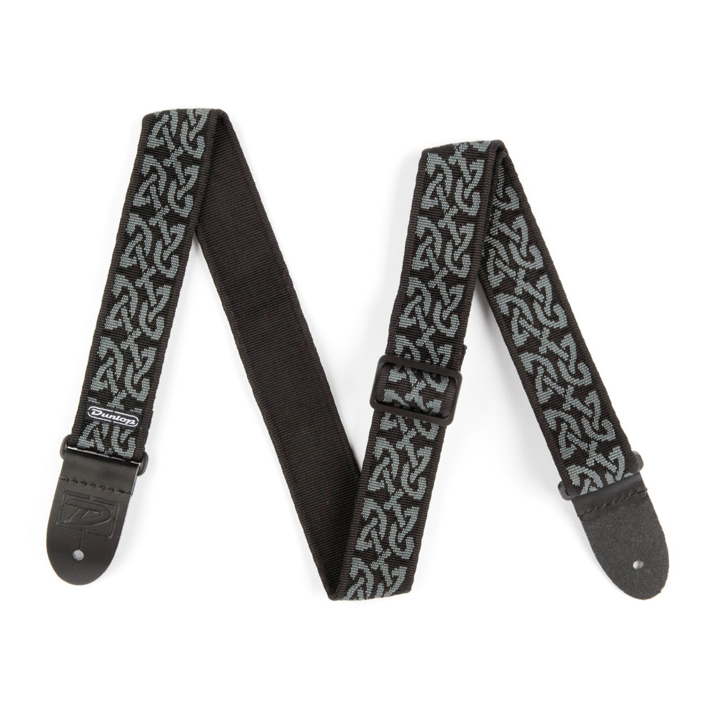 Dunlop Celtic Black and Grey Strap