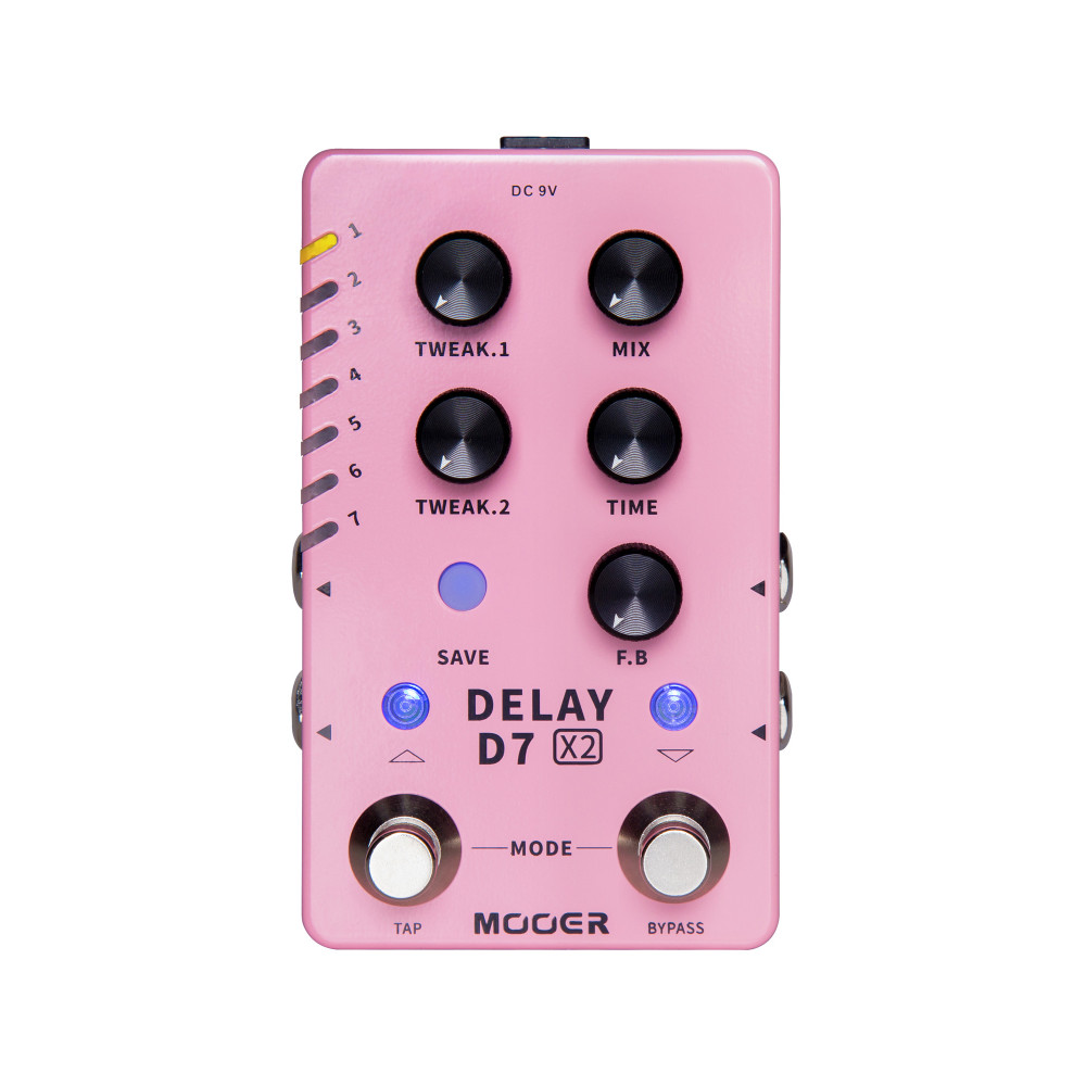 Pedal Mooer D7 Delay X2