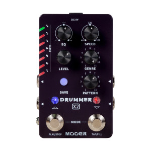 Mooer Drummer X2 Black Pedal