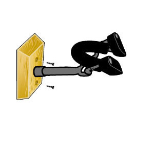 Hercules DSP57WB Wall Mount Violin Support