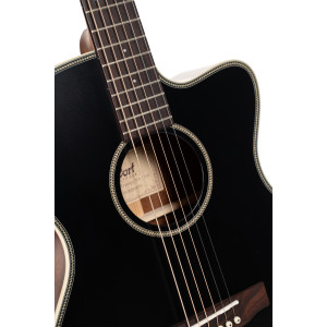 Guitarra Cort Essence OC4 tapa negra