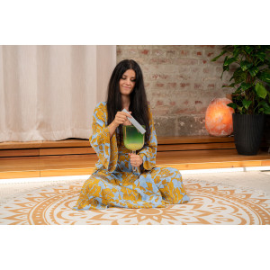 Singing Bowl Sonic Energy Crystal 396 Hz